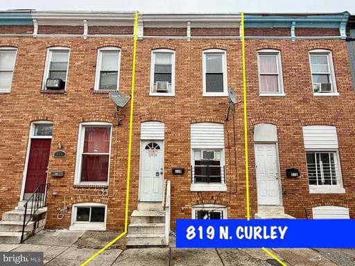 819 N CURLEY ST N, BALTIMORE, MD, 21205