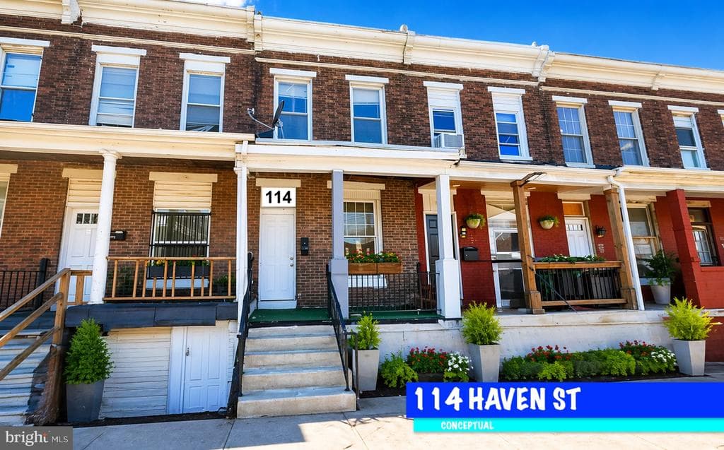 114 HAVEN ST,BALTIMORE,MD,21224,BALTIMORE CITY - 114900