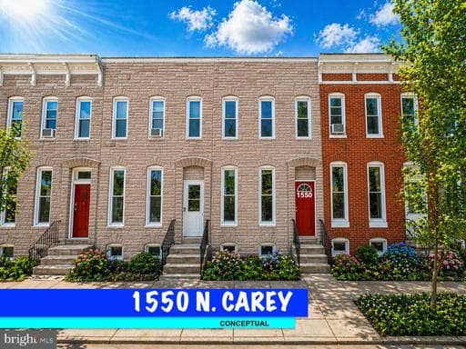 1550 N CAREY ST, BALTIMORE, MD, 21217