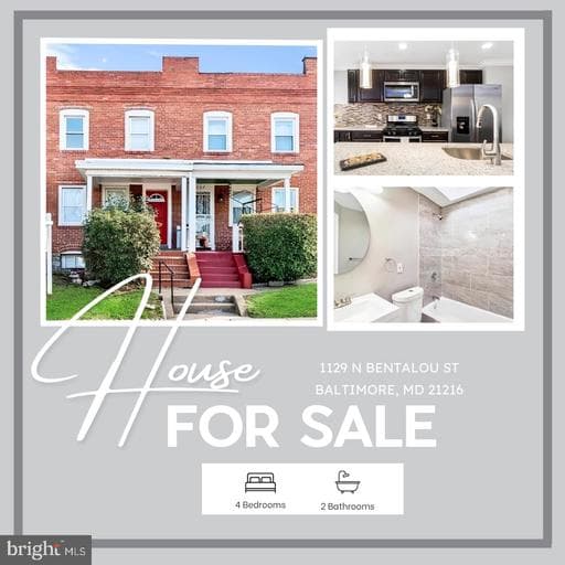 1129 N BENTALOU ST, BALTIMORE, MD, 21216