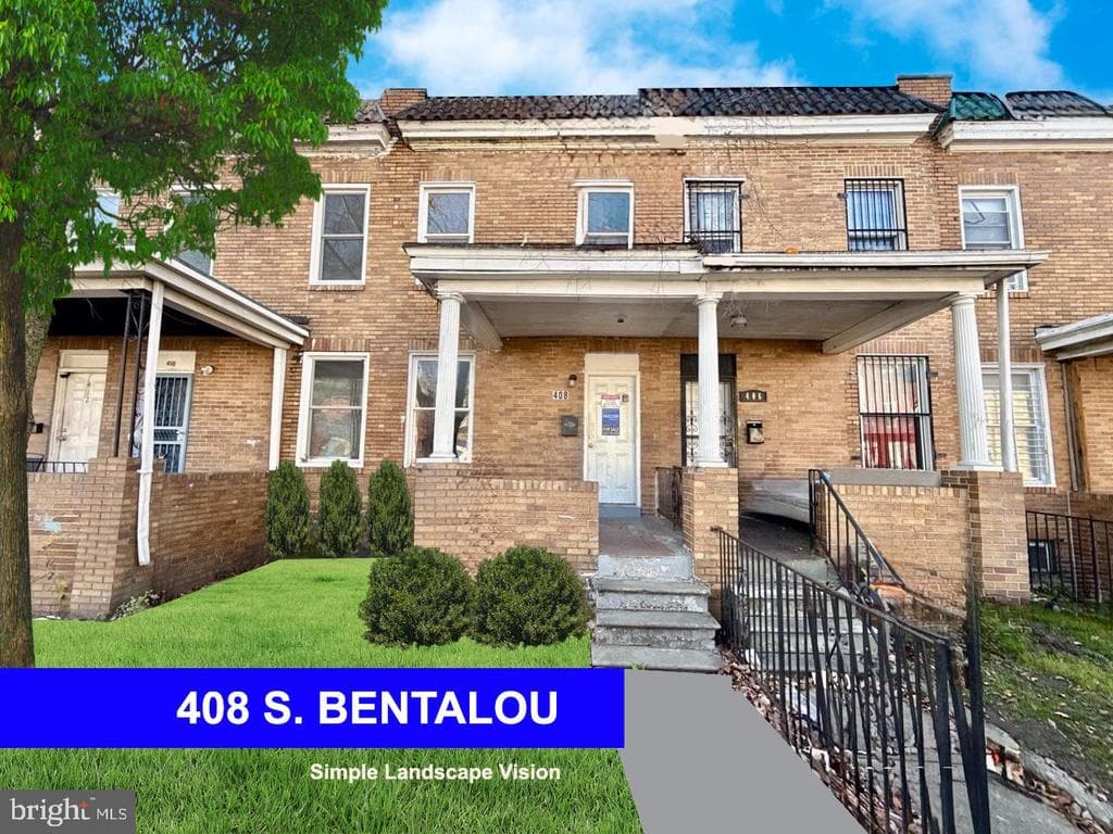 408 S BENTALOU ST,BALTIMORE,MD,21223,BALTIMORE CITY - 74900