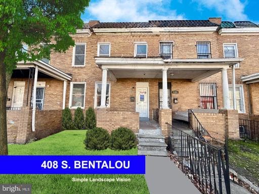 408 S BENTALOU ST, BALTIMORE, MD, 21223, BALTIMORE CITY
