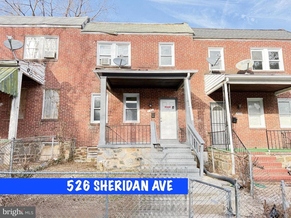 526 SHERIDAN AVE,BALTIMORE,MD,21212,BALTIMORE CITY - 89900
