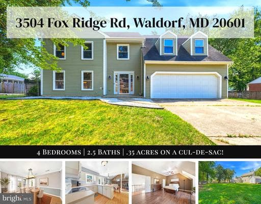 3504 FOX RIDGE RD, WALDORF, MD, 20601