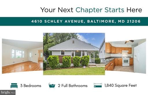 4610 SCHLEY AVE, BALTIMORE, MD, 21206, BALTIMORE CITY