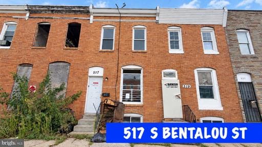 517 S Bentalou St, Baltimore, MD 21223-2826, United States