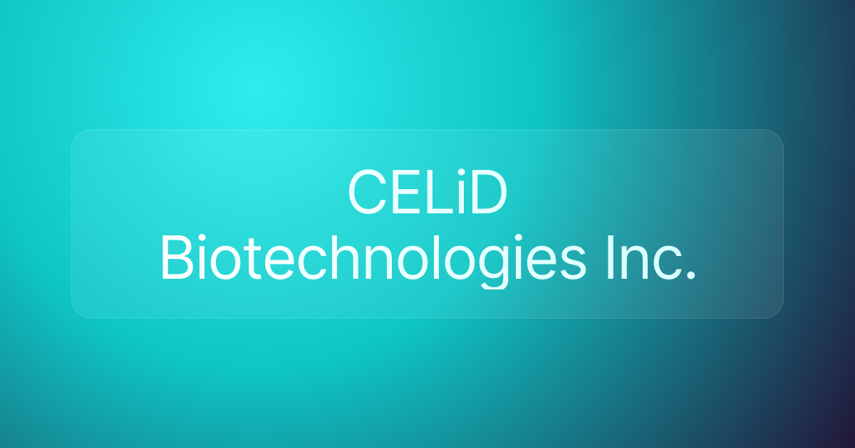 ​CELiD Biotechnologies Inc.