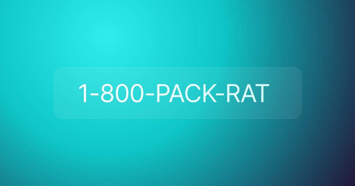 1-800-PACK-RAT
