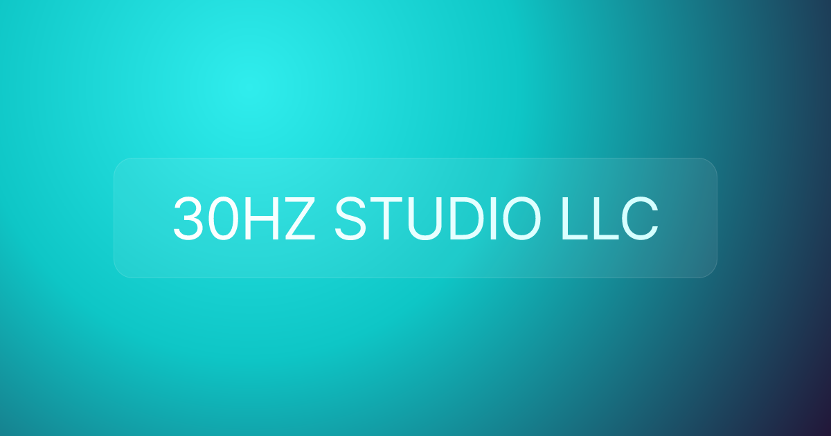 30HZ STUDIO LLC