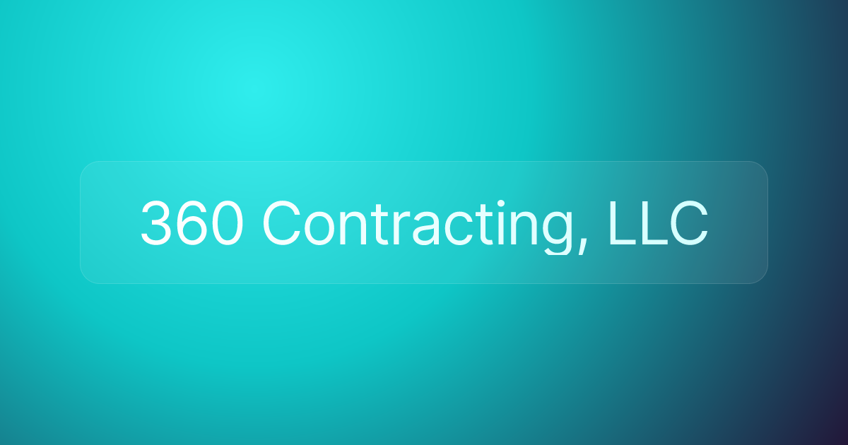 360 Contracting, LLC
