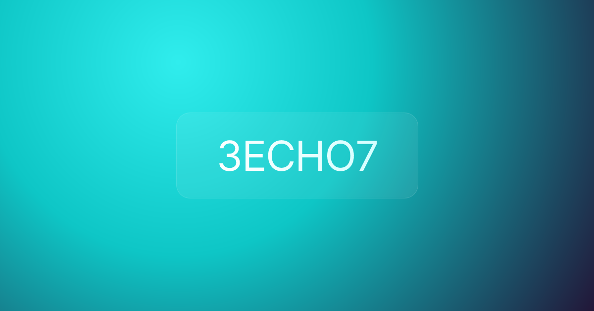 3ECHO7