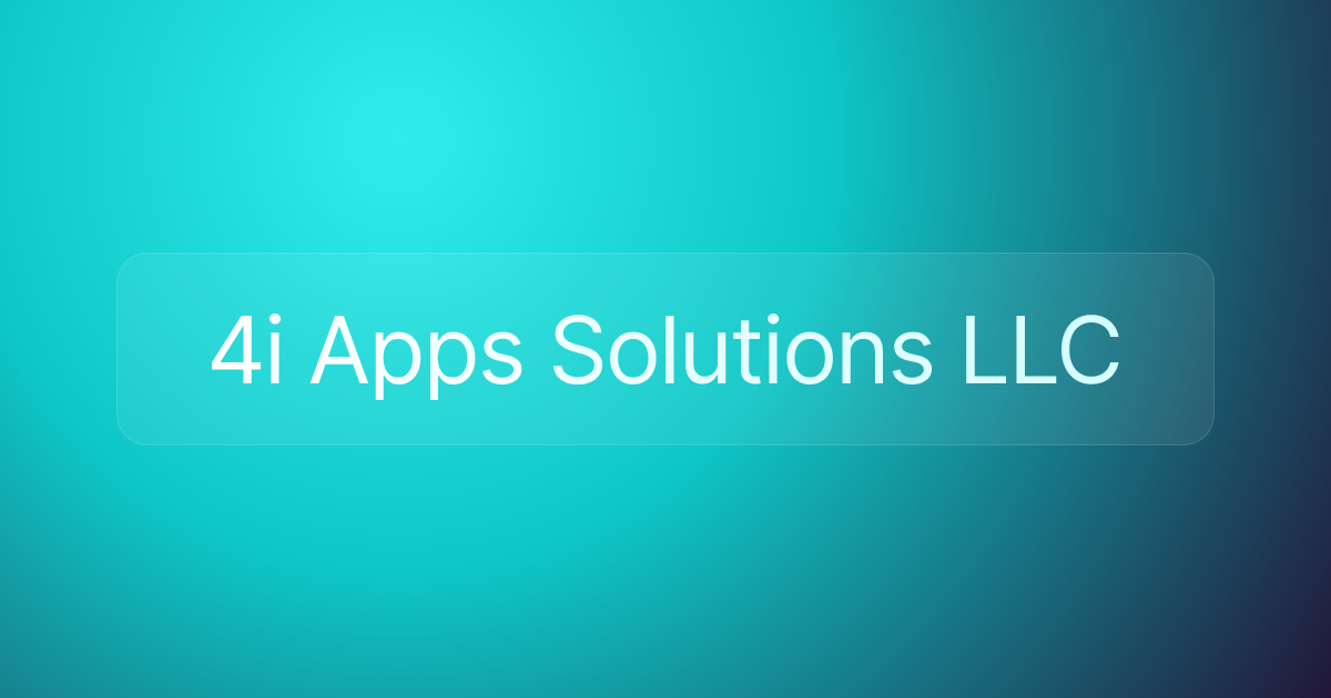 4i Apps Solutions LLC