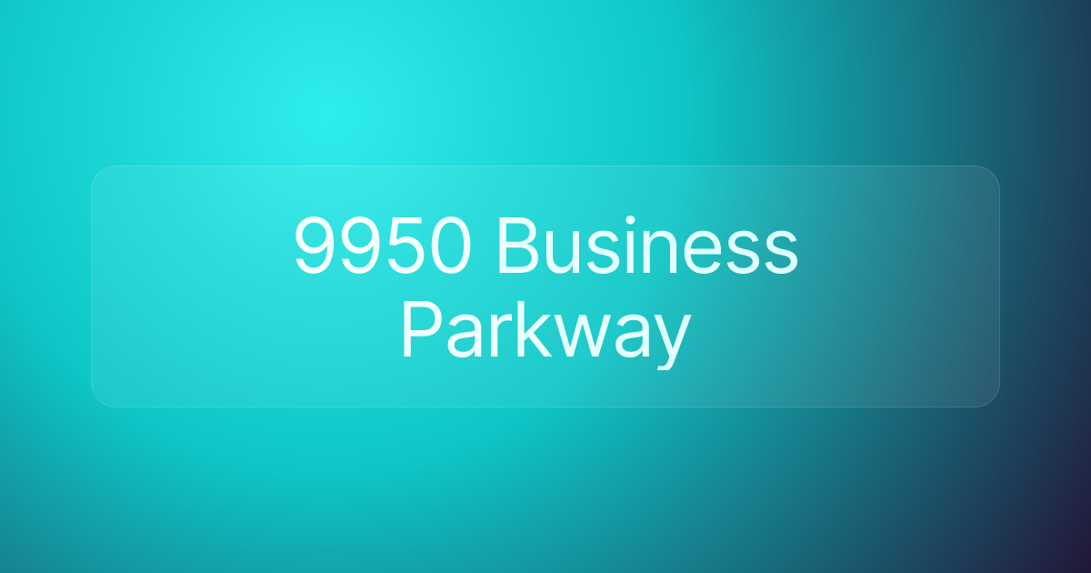 9950 Business Parkway