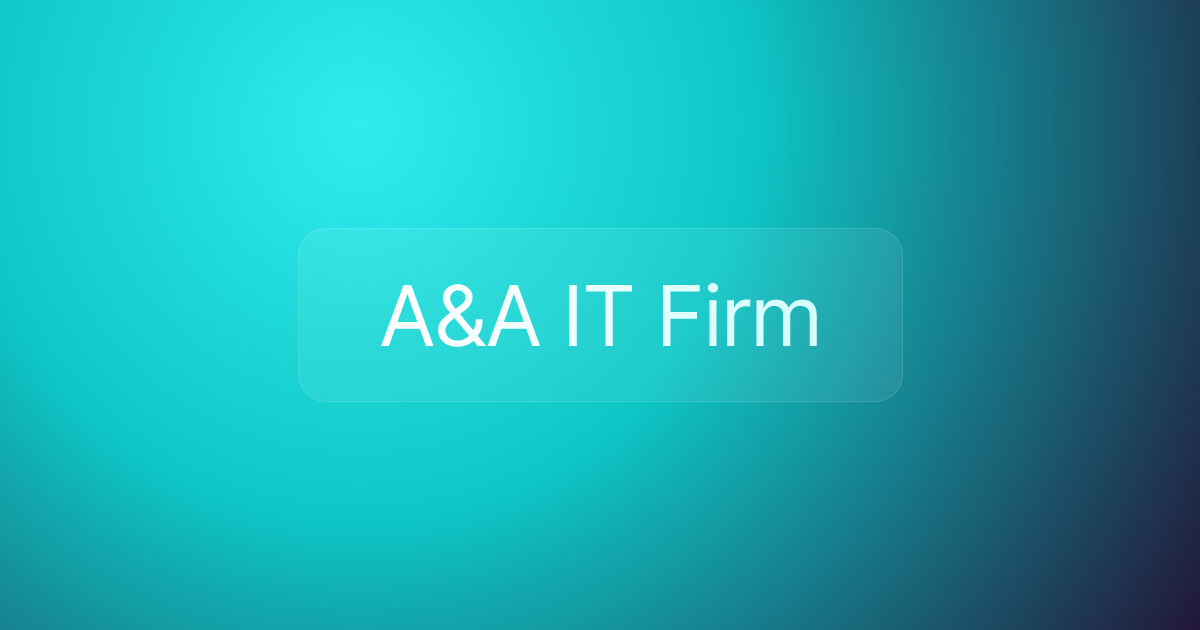 A&A IT Firm