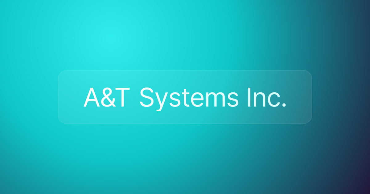 A&T Systems Inc.