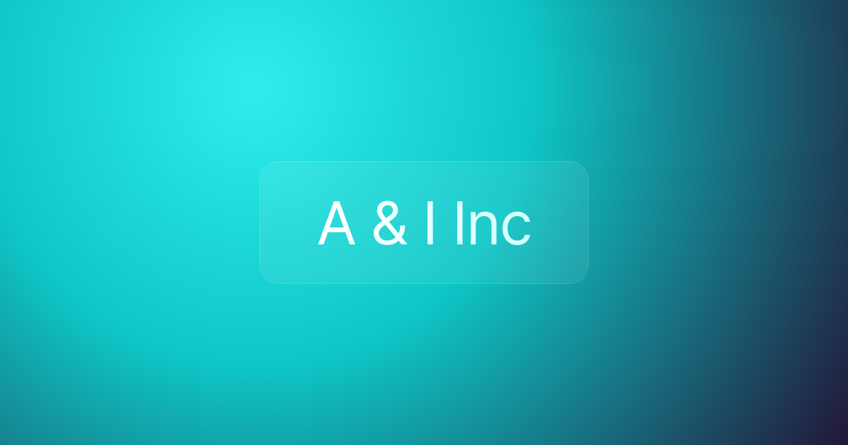 A & I Inc