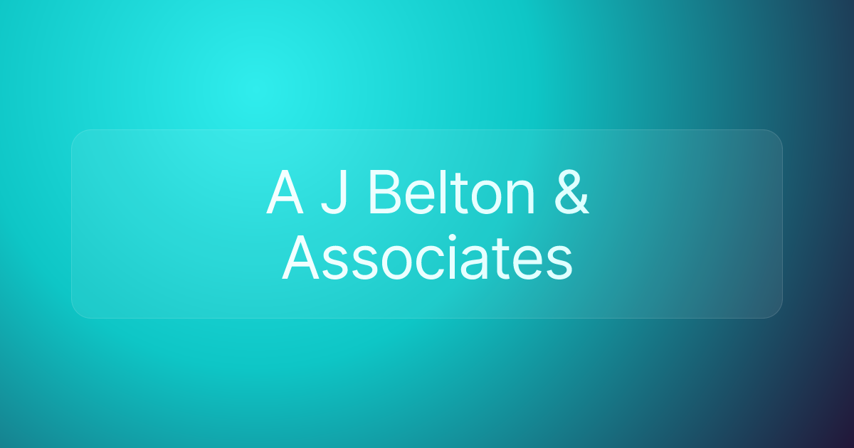 A J Belton & Associates