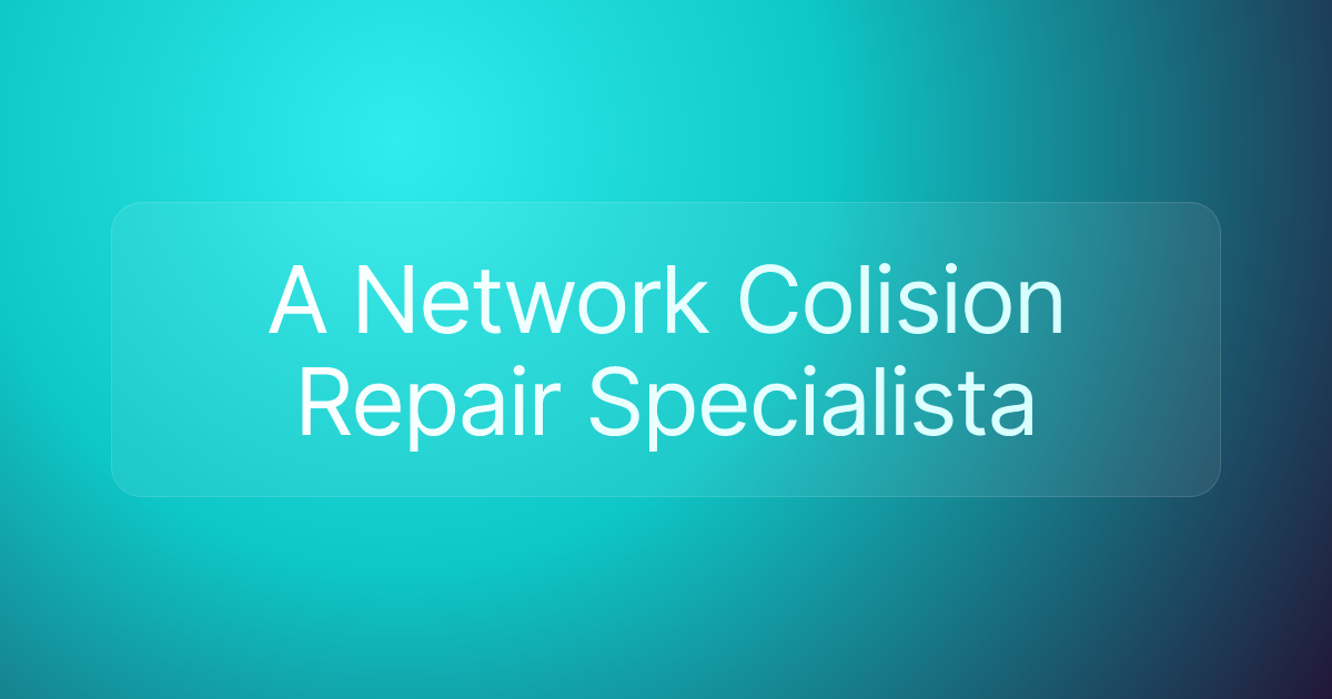 A Network Colision Repair Specialista