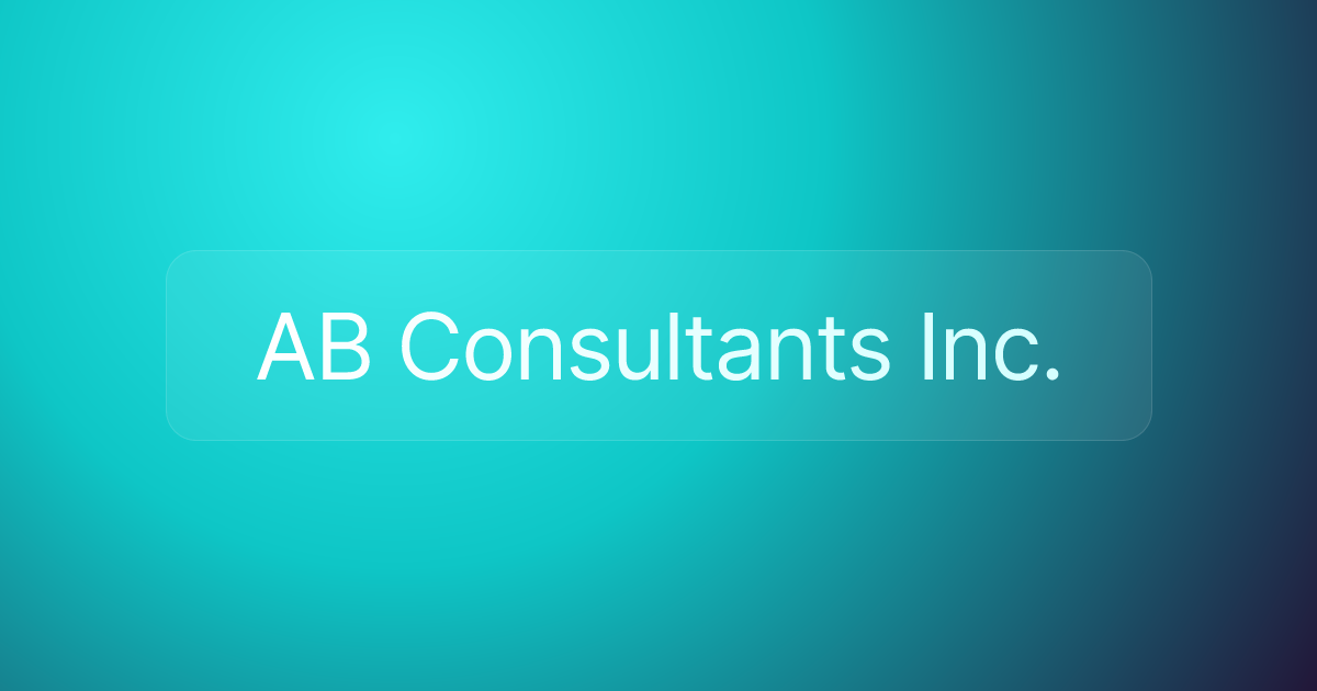AB Consultants Inc.