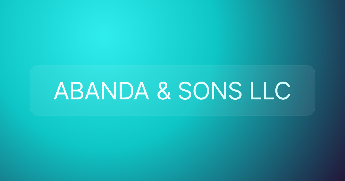 ABANDA & SONS LLC