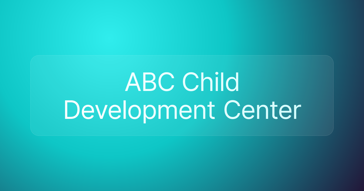 ABC Child Development Center