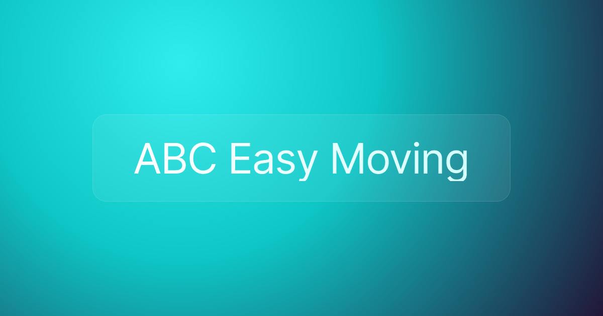 ABC Easy Moving