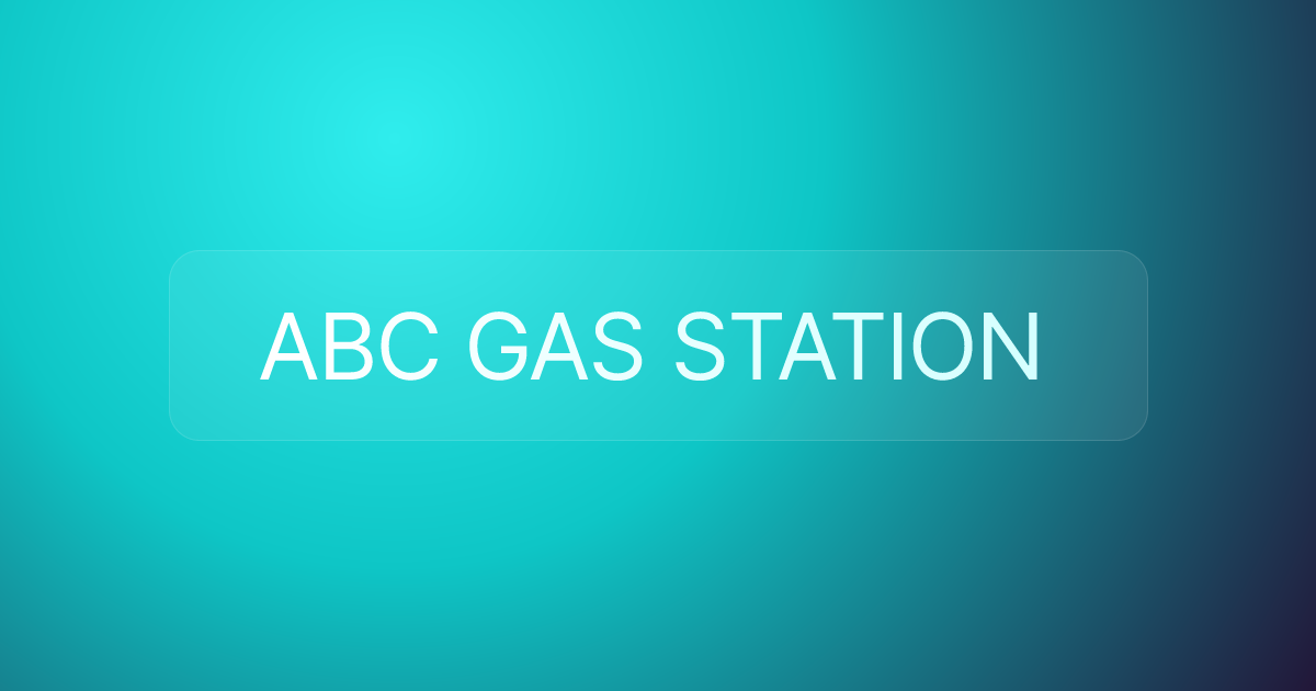 ABC GAS STATION