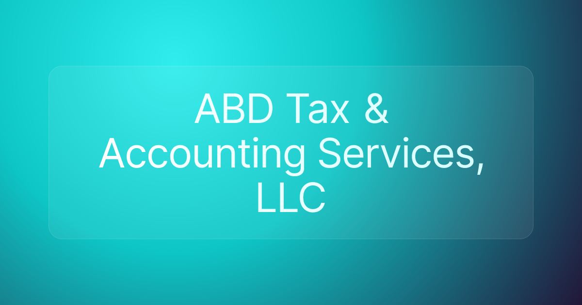 ABD Tax & Accounting Services, LLC