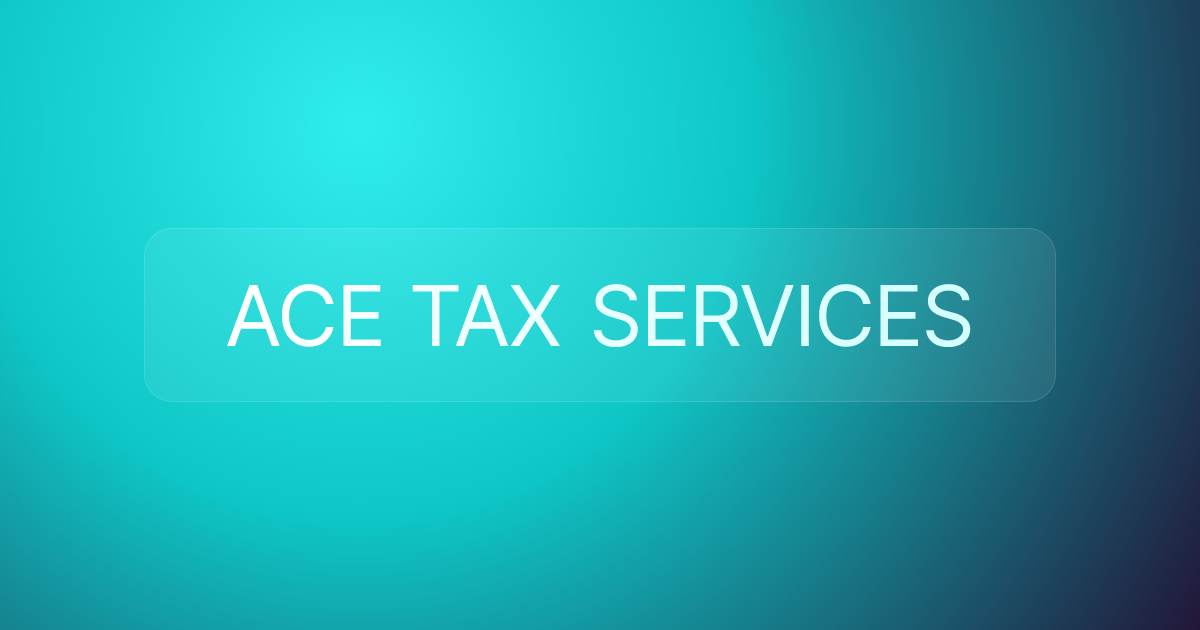 ACE TAX SERVICES