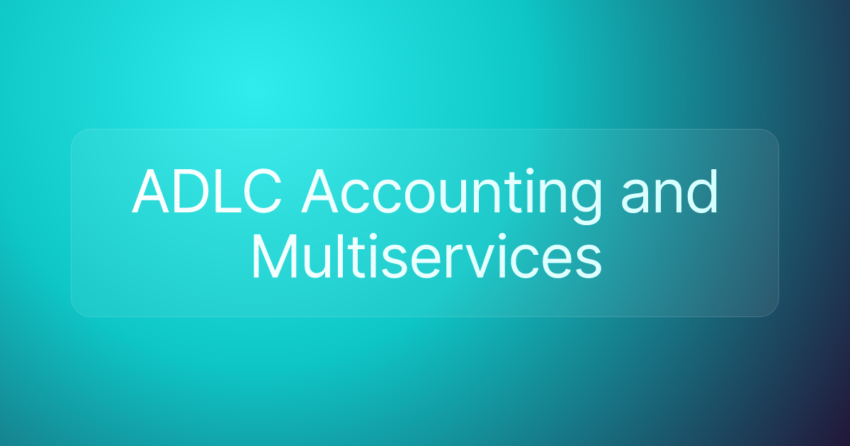 ADLC Accounting and Multiservices
