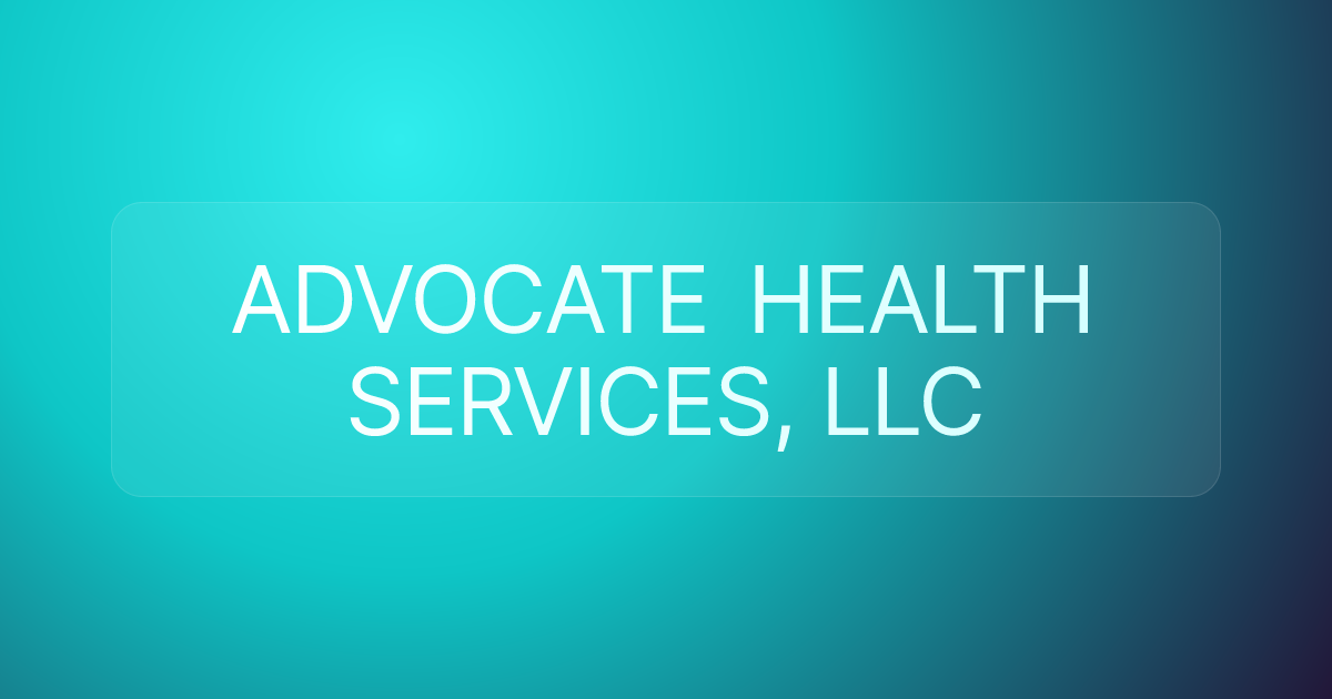 ADVOCATE HEALTH SERVICES, LLC