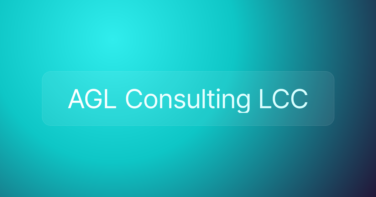 AGL Consulting LCC