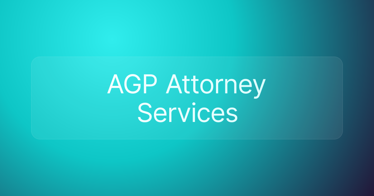 AGP Attorney Services