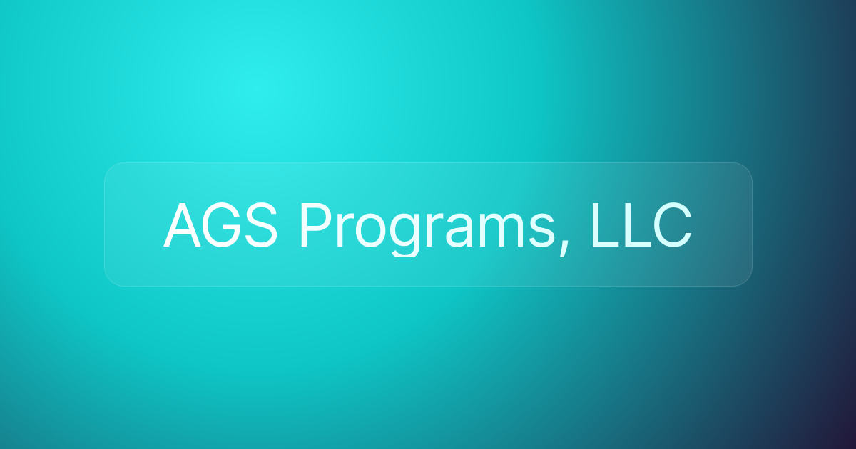 AGS Programs, LLC