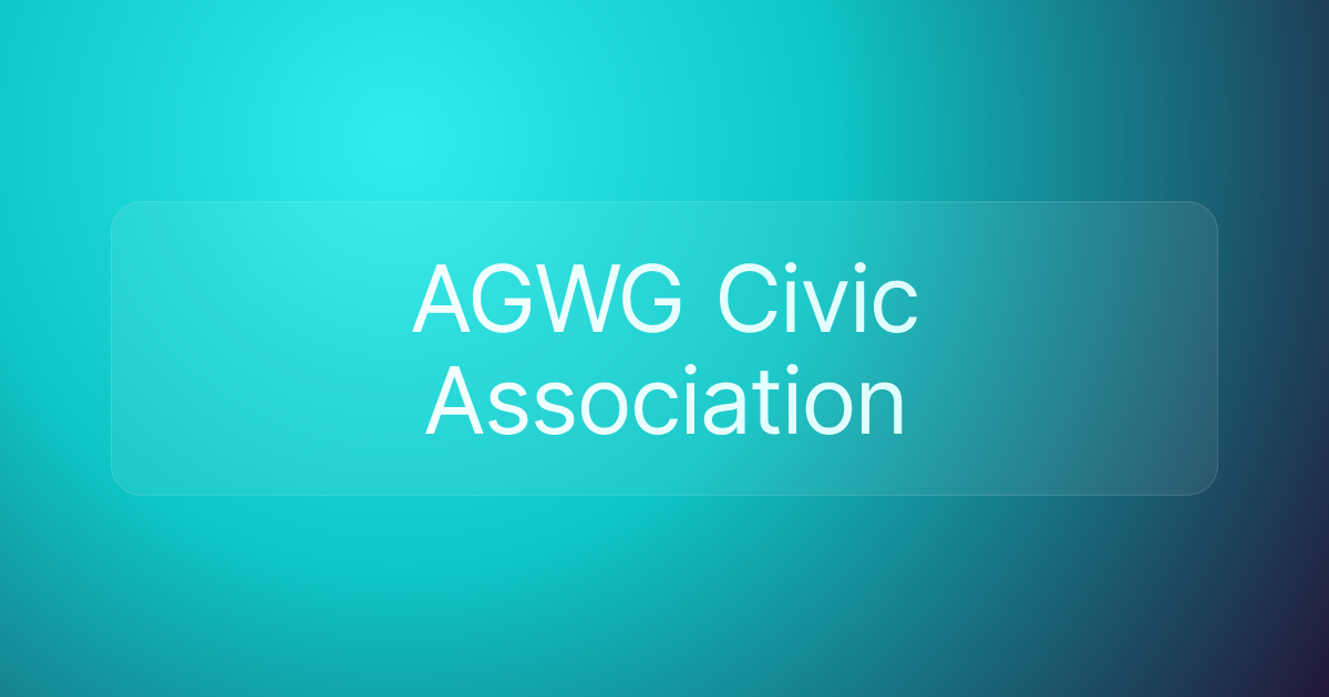 AGWG Civic Association