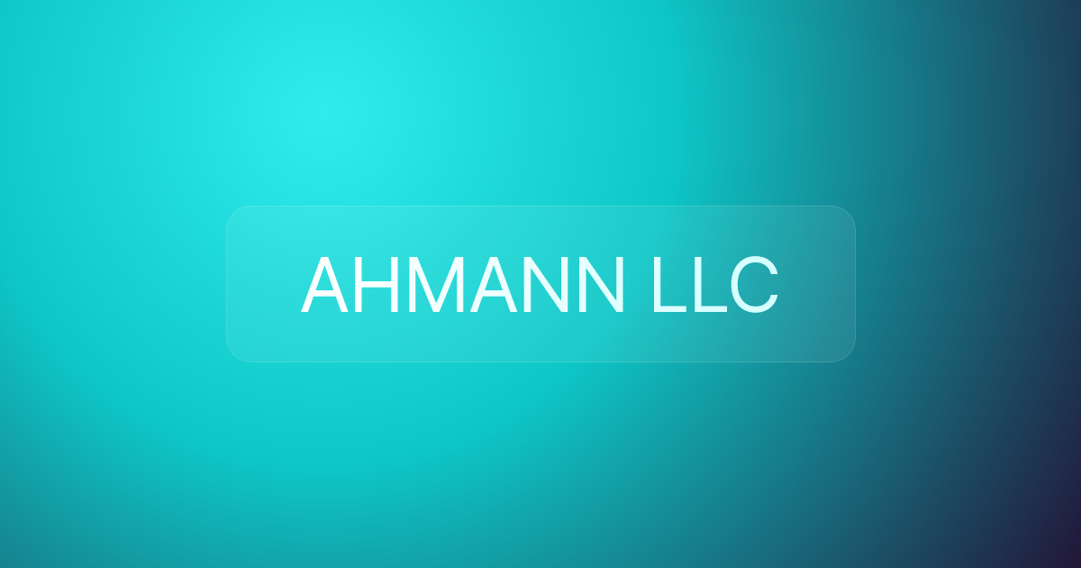 AHMANN LLC