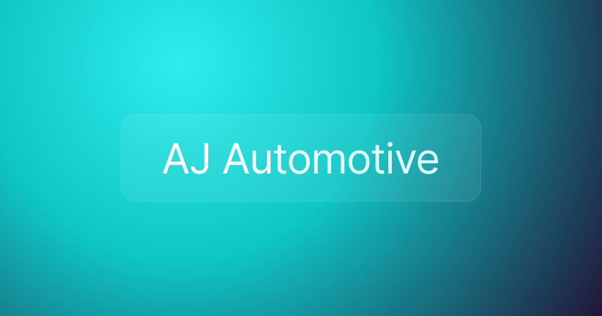 AJ Automotive