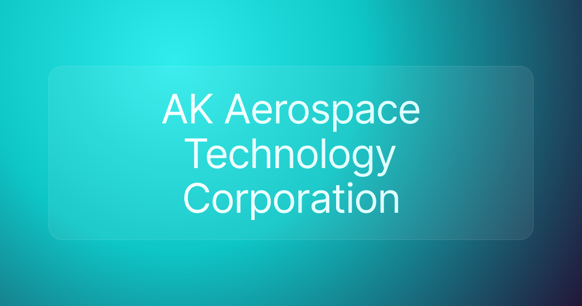 AK Aerospace Technology Corporation
