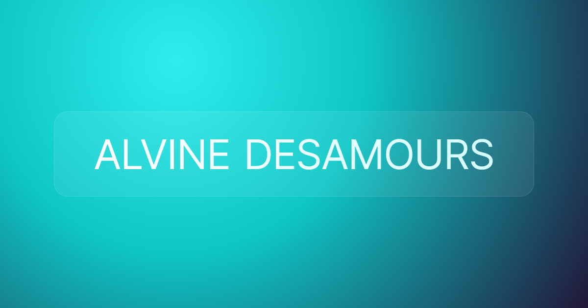 ALVINE DESAMOURS