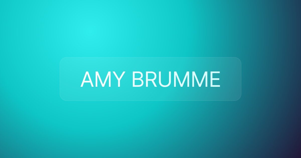 AMY BRUMME