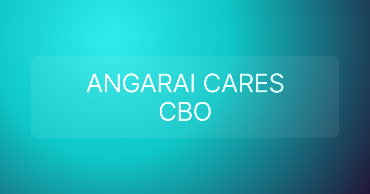 ANGARAI CARES CBO