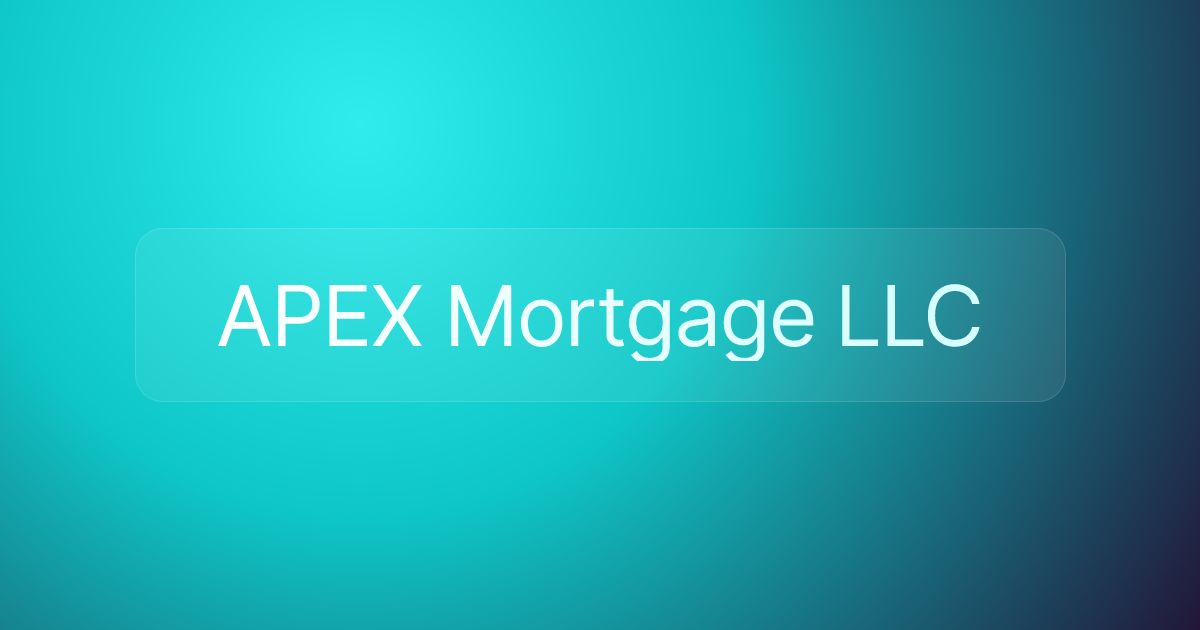 APEX Mortgage LLC