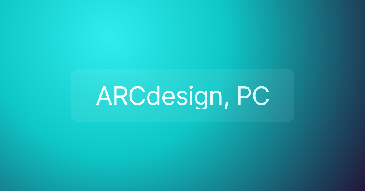 ARCdesign, PC