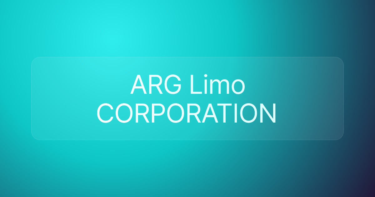 ARG Limo CORPORATION