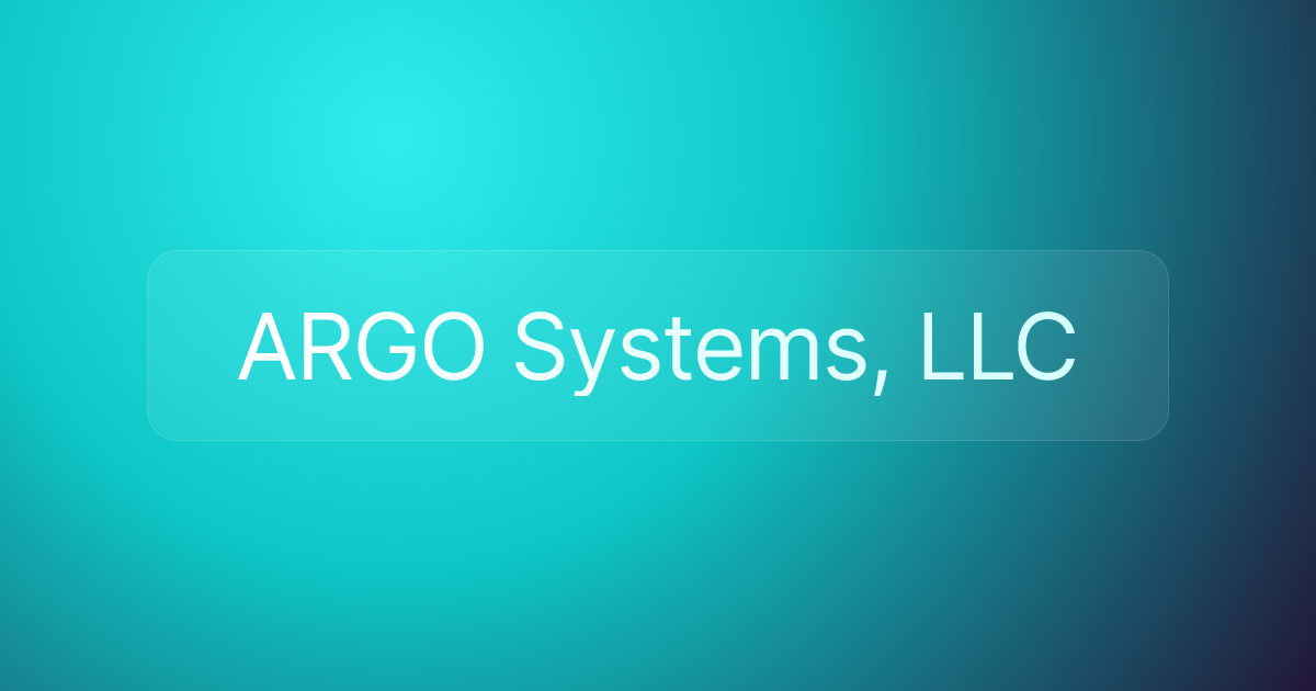 ARGO Systems, LLC