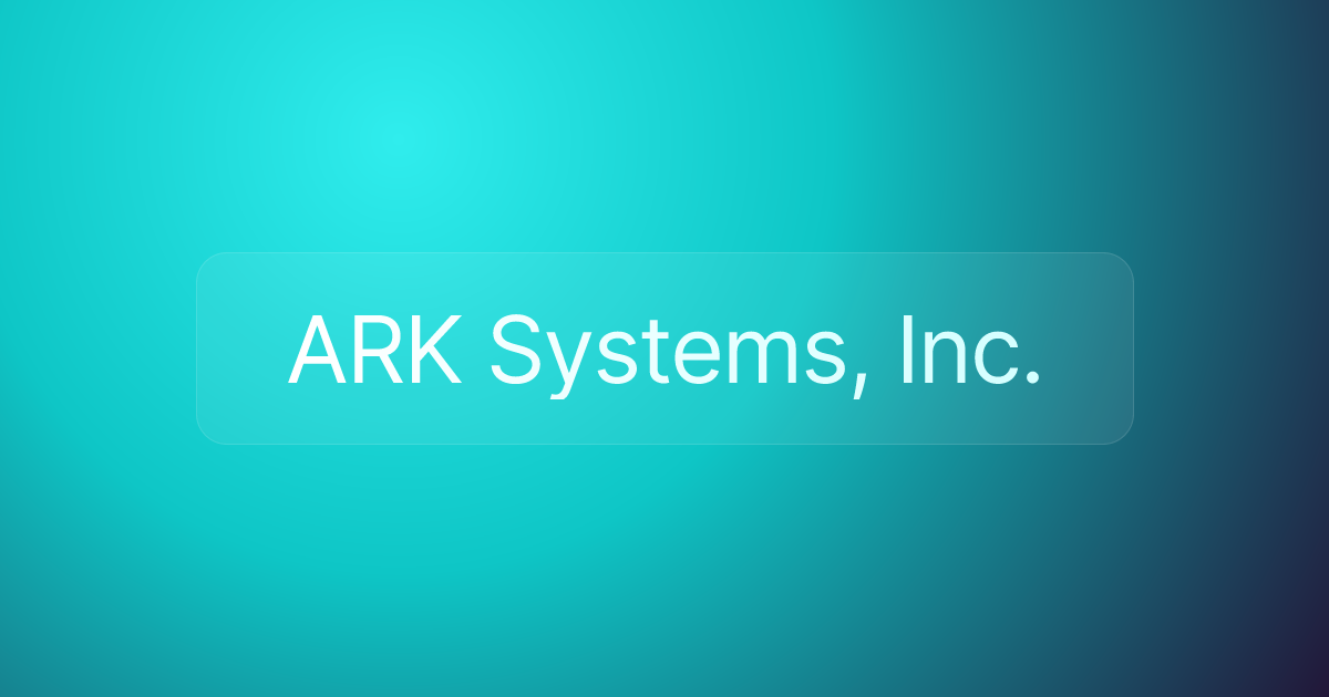 ARK Systems, Inc.