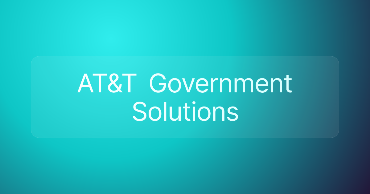 AT&T Government Solutions