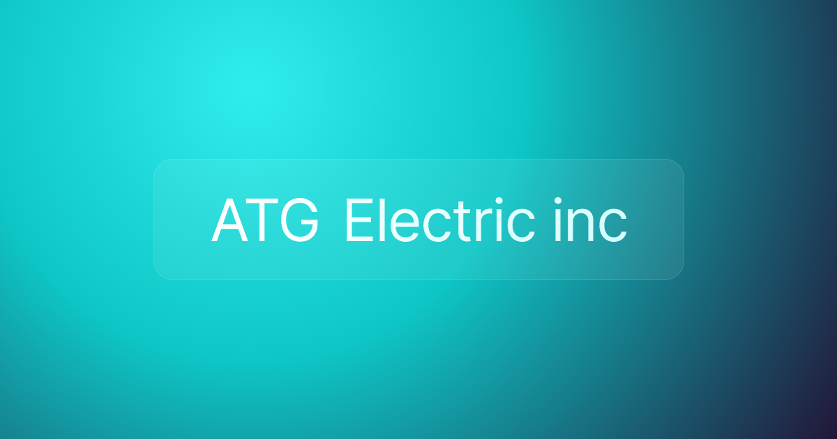 ATG Electric inc