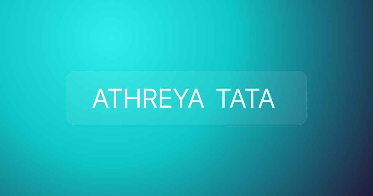 ATHREYA TATA