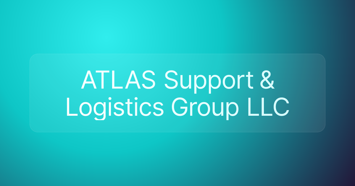 ATLAS Support & Logistics Group LLC